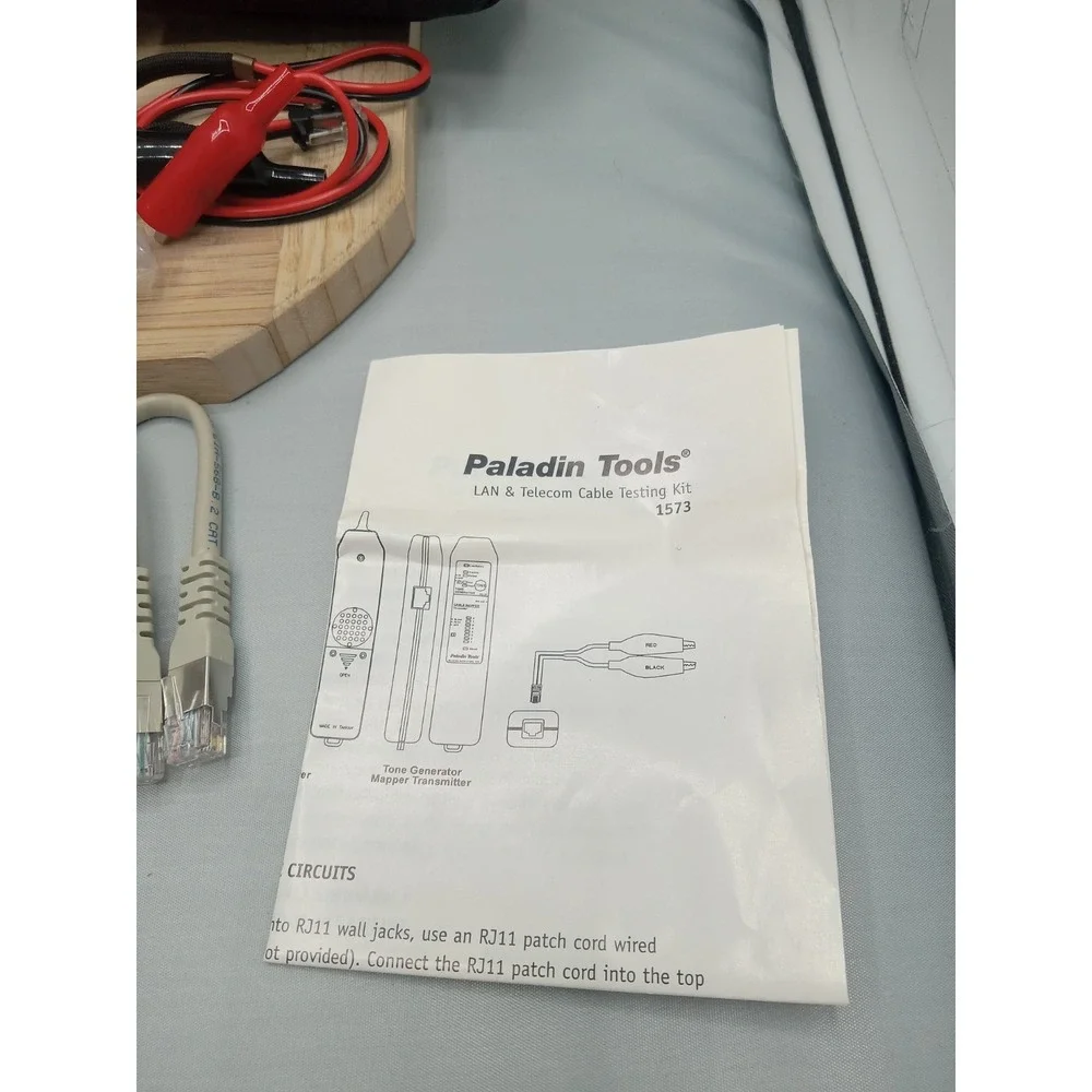 Paladin Tools 1573 Tone &‎ Probe Plus Cable Check - LAN & Telecom Cable Test Kit